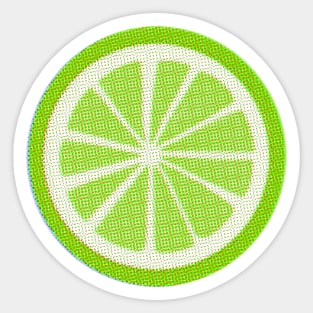 Lime Slice Sticker